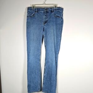 2000s Old Navy Women's Chic Y2k Classic Blue Bootcut Low Rise Stretchy Jeans